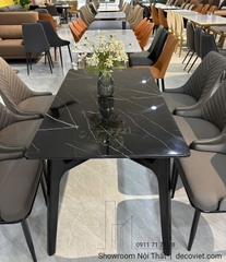 Bàn Ăn Chân Gỗ 6 Ghế 2790S
