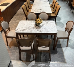 Bàn Ăn Chân Gỗ Nhập Khẩu 2899S