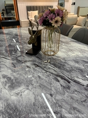 Bàn Ăn Chân Inox Mặt Đá 2885S