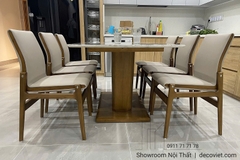 Bàn Ăn Gỗ 6 Ghế Đẹp 2847S