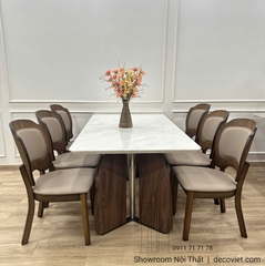 Bàn Ăn Gỗ 6 Ghế Hiện Đại 2837S