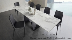Bàn Ăn Kéo Dài Mặt Đá 1505S