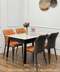 Bàn Ăn Kéo Dài Mặt Đá Cao Cấp 1418S