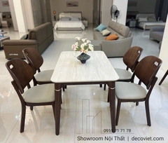 Bàn Ăn Mặt Đá 4 Ghế 2744S