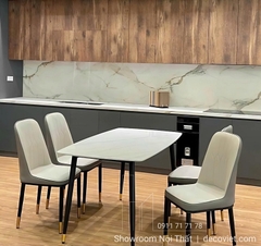 Bàn Ăn Mặt Đá 4 Ghế Giá Rẻ 2208S
