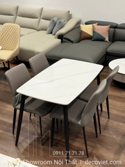 Bàn Ăn Mặt Đá 4 Ghế Giá Rẻ 2295S