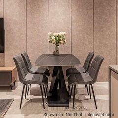 Bàn Ăn Mặt Đá 4 Ghế Giá Rẻ 2311S