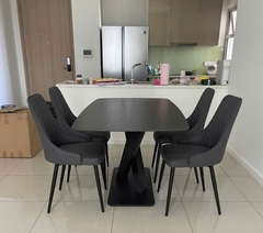 Bàn Ăn Mặt Đá 4 Ghế Giá Rẻ 2490S
