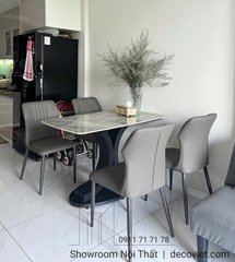 Bàn Ăn Mặt Đá 4 Ghế Giá Rẻ 2515S