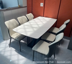 Bàn Ăn Mặt Đá 6 Ghế Giá Rẻ 2712S