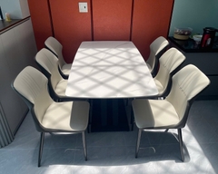 Bàn Ăn Mặt Đá 6 Ghế Giá Rẻ 2712S