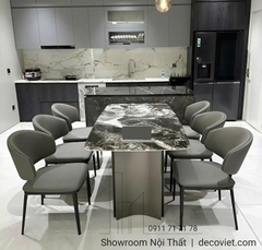 Bàn Ăn Mặt Đá 6 Ghế Nhập Khẩu 2651S