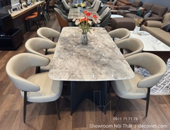 Bàn Ăn 6 Người Mặt Đá Cao Cấp 2723S