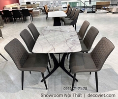 Bàn Ăn Mặt Đá 6 Người Hiện Đại 2517S
