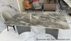 Bàn Ăn 10 Ghế Mặt Đá Hiện Đại 1412S