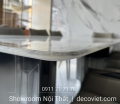 Bàn Ăn 10 Ghế Mặt Đá Hiện Đại 1412S