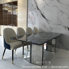 Bàn Ăn Mặt Đá Hiện Đại 8 Ghế 1407S