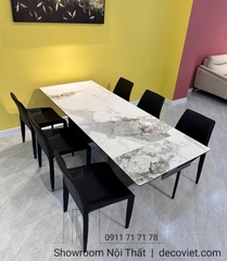 Bàn Ăn Mặt Đá Kéo Dài 2521S