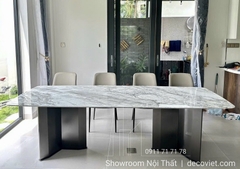 Bàn Ăn Mặt Đá Marble Cao Cấp 1405S
