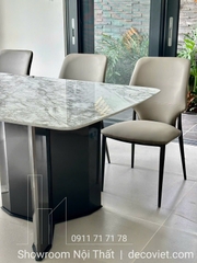 Bàn Ăn Mặt Đá Marble Cao Cấp 1405S