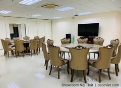 Bàn Ăn Mặt Đá Tròn 10 Người 2414S