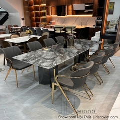Bàn Ăn Mặt Đá Tự Nhiên 8 Ghế 2826S