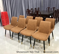 Bộ Bàn Ăn Tròn 8 Ghế Cao Cấp 1397S
