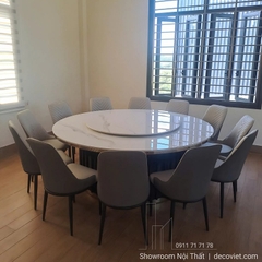 Bàn Ăn Tròn Chân Gỗ 2905S