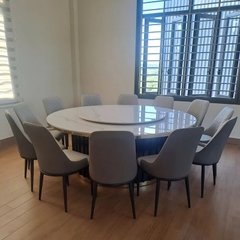 Bàn Ăn Tròn Chân Gỗ 2905S