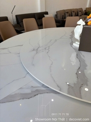 Bàn Ăn Tròn Mâm Xoay 16 Ghế 2828S