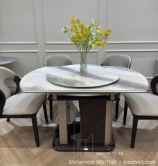Bàn Ăn Tròn Thông Minh 6 Ghế 2823S