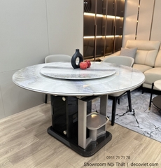 Bàn Ăn Tròn Thông Minh 6 Ghế 2823S