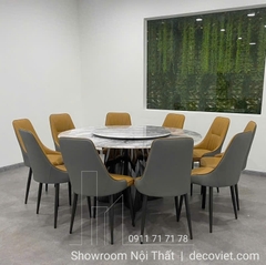 Bàn Ăn Tròn Xoay 10 Ghế 2500S