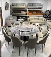 Bàn Ăn Tròn Xoay 10 Ghế Cao Cấp 2664S