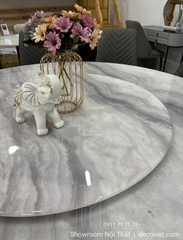 Bàn Ăn Tròn Xoay Mặt Đá 2895S