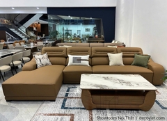 Bàn Sofa Gỗ Mặt Đá 447S