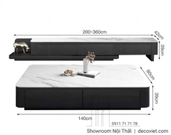 Bàn Sofa Mặt Đá Nhập Khẩu 440S