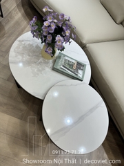 Bàn Trà Đôi Mặt Đá Nhập Khẩu 344S