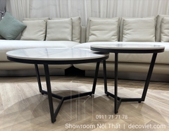 Bàn Trà Đôi Mặt Đá Nhập Khẩu 344S