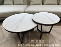 Bàn Trà Đôi Mặt Đá Nhập Khẩu 344S