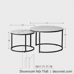 Bàn Trà Mặt Đá Đẹp 217S