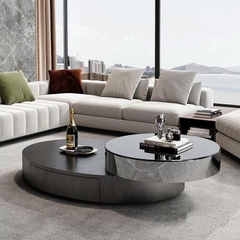 Bàn Trà Xoay Thông Minh Mặt Kính 421S