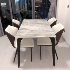 Bàn Ăn Mặt Đá 4 Ghế 765S