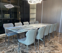 Bộ Bàn Ăn Mặt Đá 10 Ghế Cao Cấp 1472S