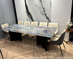 Bàn Ăn 12 Người Mặt Đá Cao Cấp 1566S