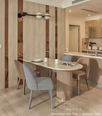 Bộ Bàn Ăn 4 Ghế Cho Chung Cư 2932S