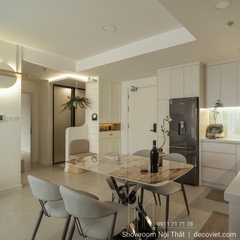 Bộ Bàn Ăn 4 Ghế Mặt Đá 2729S