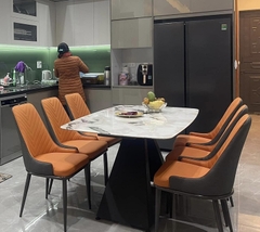 Bộ Bàn Ăn 6 Ghế Hiện Đại 1688S