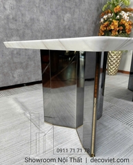 Bộ Bàn Ăn 6 Ghế Mặt Đá 2m4 2407S