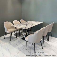 Bộ Bàn Ăn 6 Ghế Nhập Khẩu 2711S